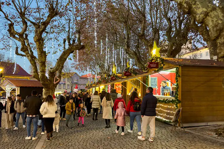 Mercado de Natal em Portugal