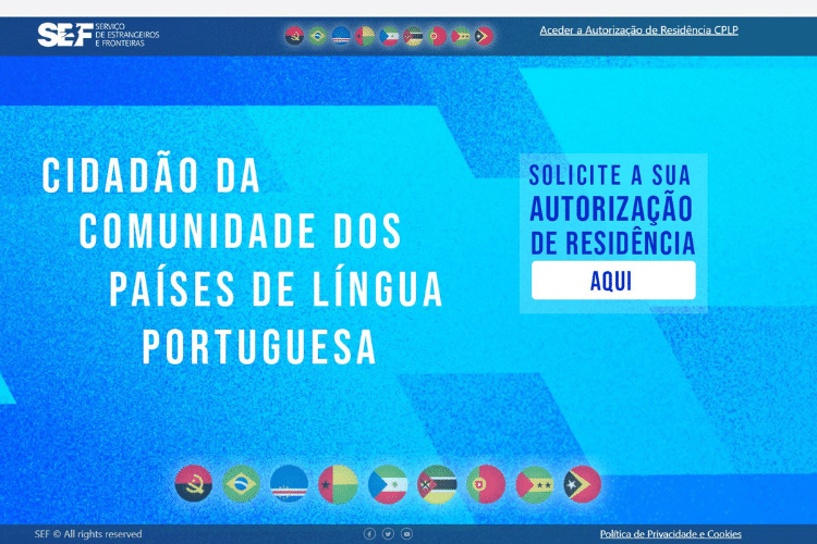 Plataforma do SEF de Portugal para autorização automática CPLP