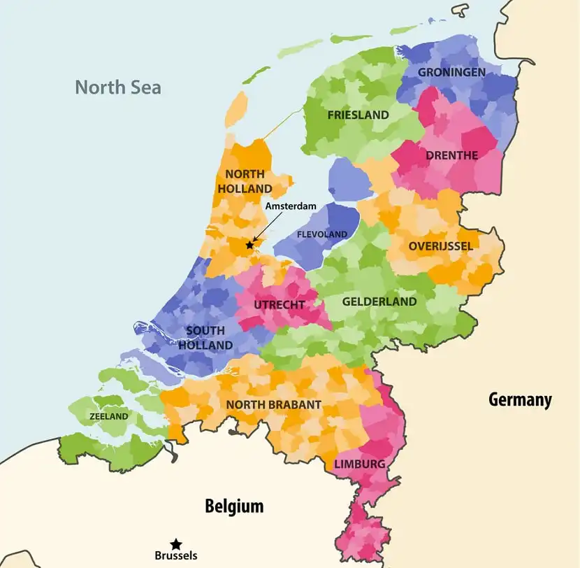 províncias da Holanda