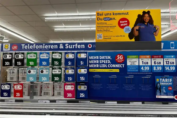 Chips de celular pré-pago na Alemanha
