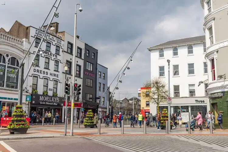 Centro da cidade de Cork, na Irlanda.