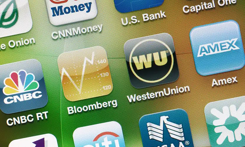 Taxas da Western Union aplicativos
