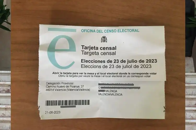 Titulo de eleitor espanhol