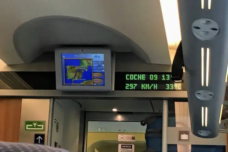 trem de alta velocidade na Espanha