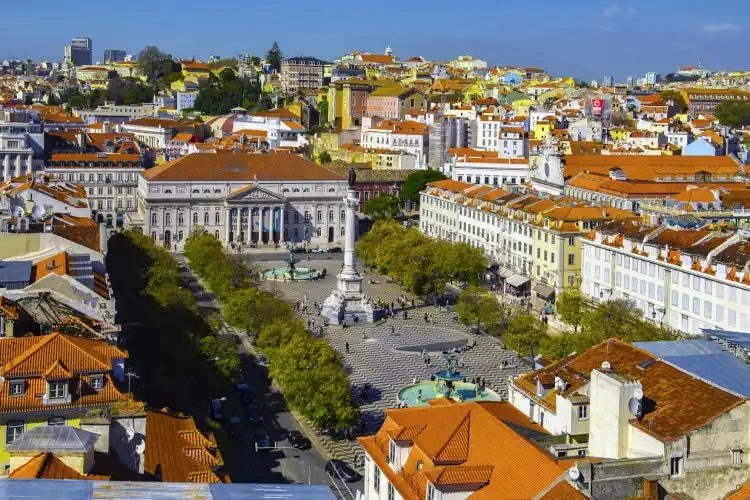 Vista aérea Lisboa