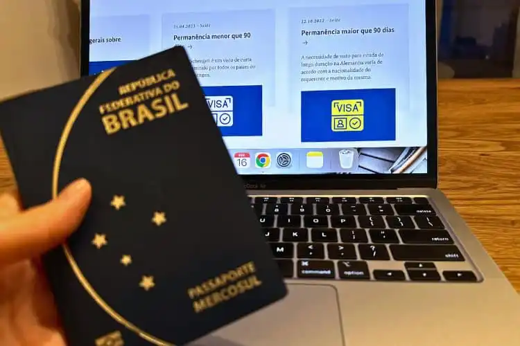 Quem tem passaporte brasileiro precisa solicitar visto para Alemanha.