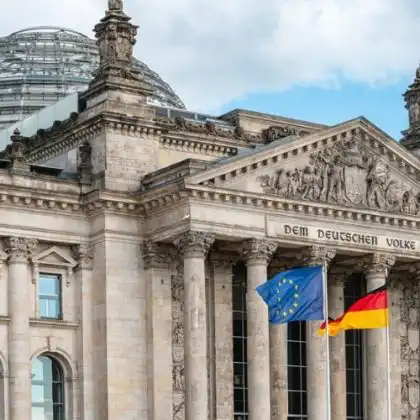 Reichstag, parlamento alemão em Berlim.