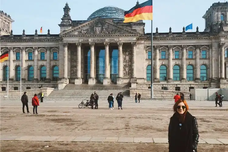 Parlamento alemão, em Berlim.