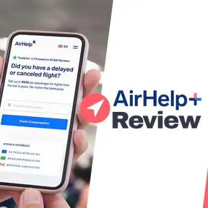 Banner avaliação do serviço AirHelp+