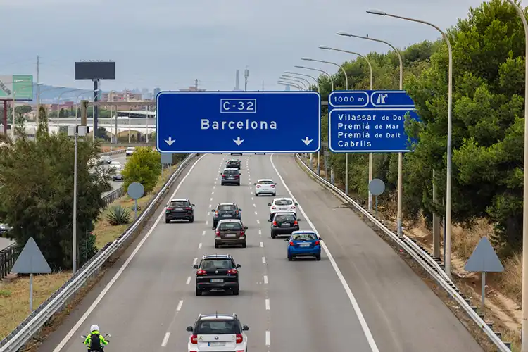 Estrada em Barcelona