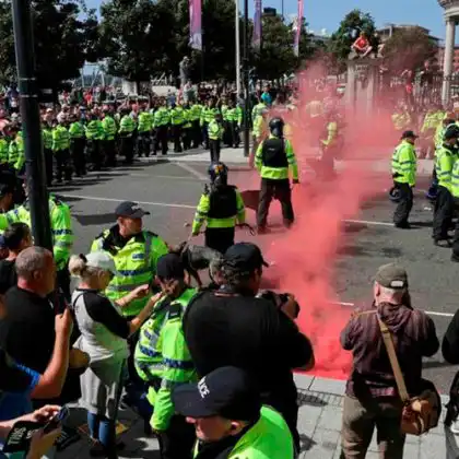 Protestos na Inglaterra em agosto