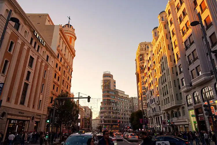 Centro da cidade de Madri