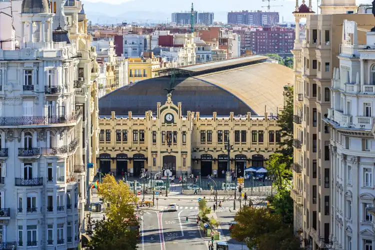 Estação de trens de Valência, na Espanha