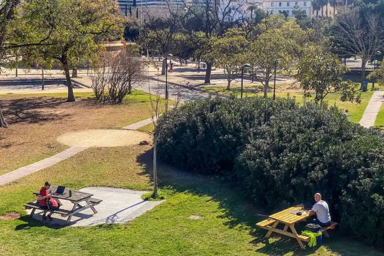 Parque de Valência, na Espanha.