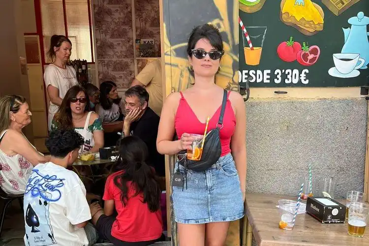 Gabriela Barreto faz parte da Comunidade brasileira em Madrid