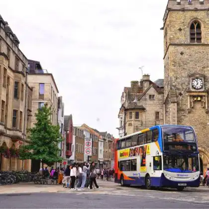 Centro da cidade inglesa.