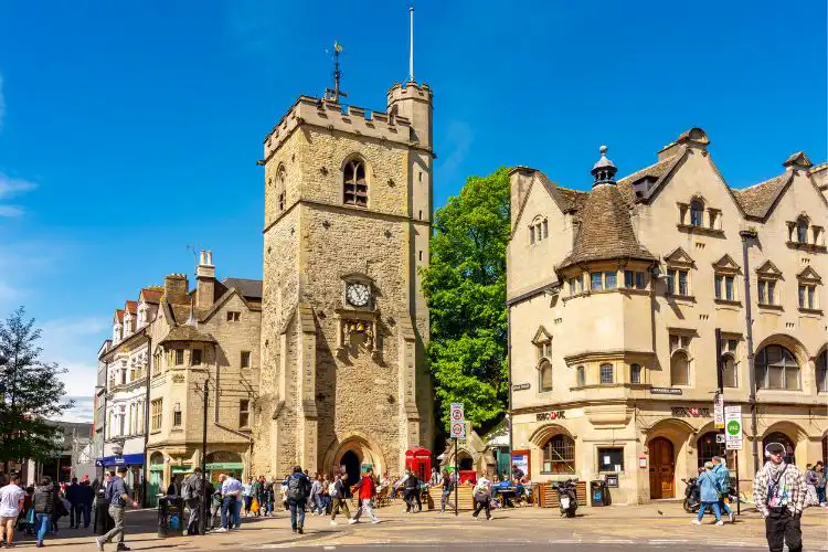 Centro da cidade de Oxford Inglaterra.