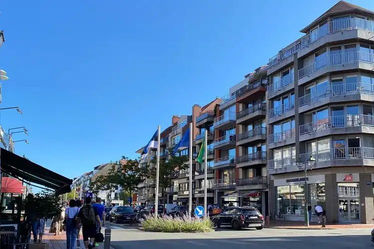 Knokke, praia na costa belga, uma das melhores cidades para morar na Bélgica.