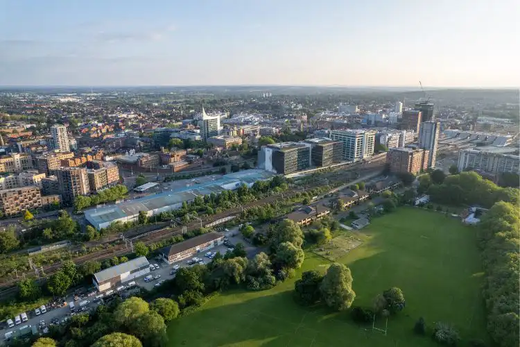 Cidade de Reading, Inglaterra.