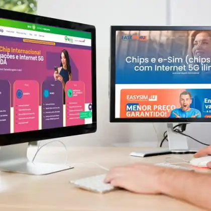 Sites da America Chip e Easysim4u