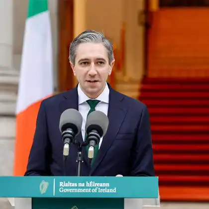 Simon Harris, atual primeiro-ministro da Irlanda