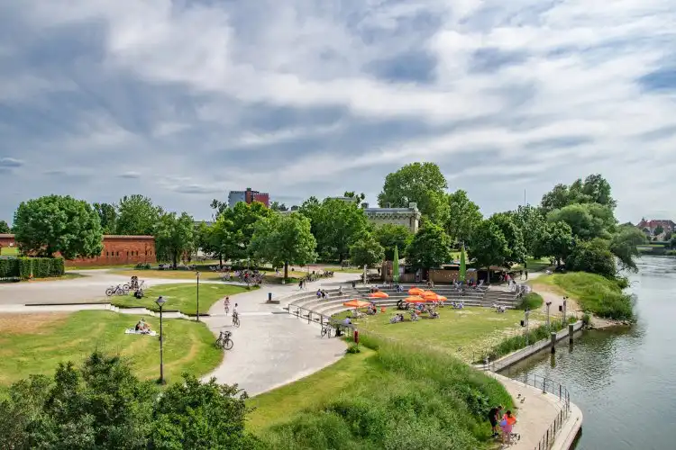 Parque em Ingolstadt