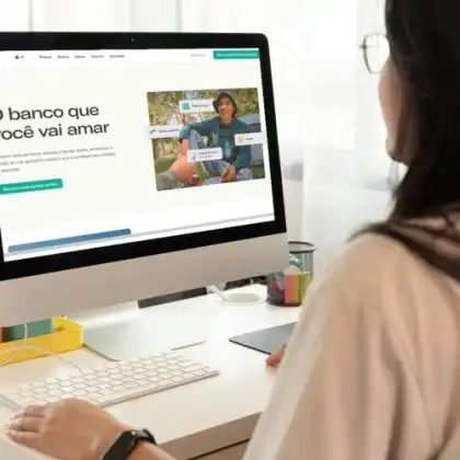 Site do Banco N26 na Europa