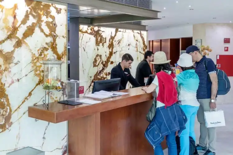 Recepção de hotel
