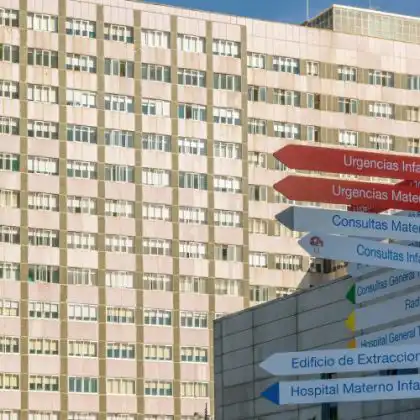 Hospital público na Espanha