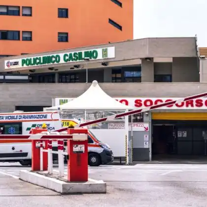 Entrada de emergência de hospitall