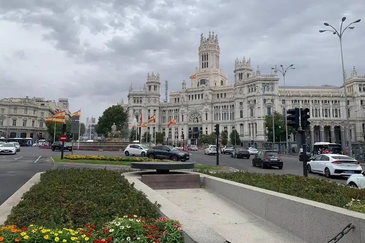 Plaza de Cibeles, no centro de Madrid
