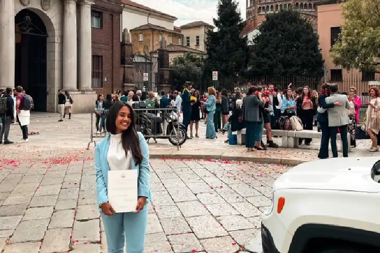 Estudante em Milão