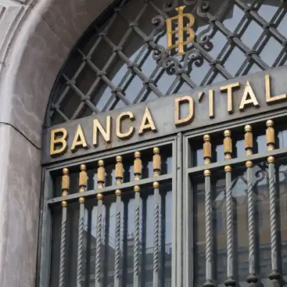 Fachada de Banco da Itália