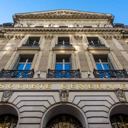 Sede da Société Général, importante banco francês