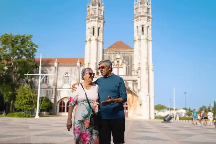Casal de aposentados em Portugal