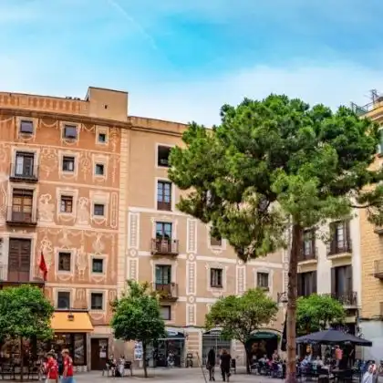 Fachadas de edifícios em Barcelona