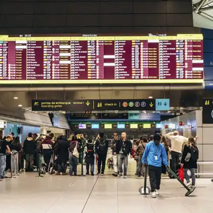 Novo sistema de controle de fronteiras em Portugal no aeroporto