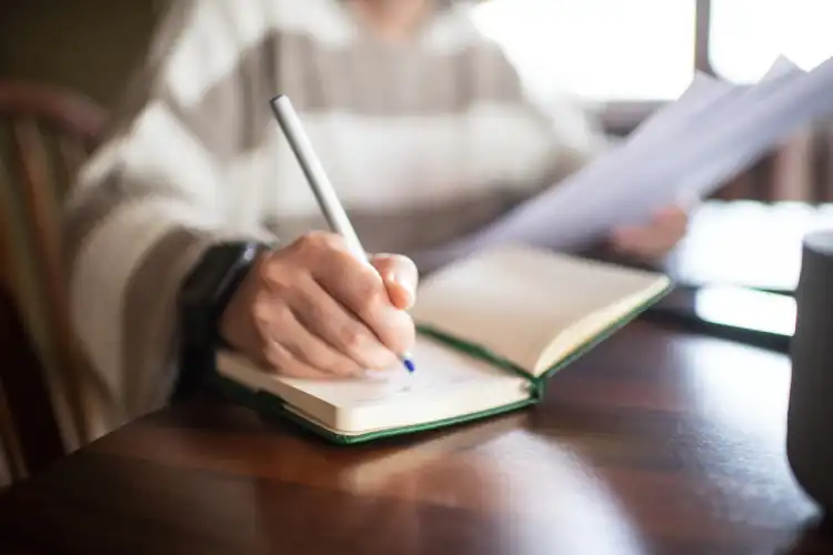 Fazer um checklist em agenda