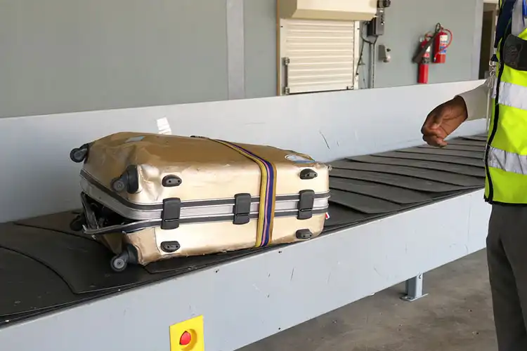 mala extraviada em aeroporto