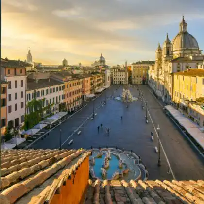Morar em Roma é estar conectado à história da cidade