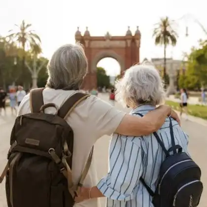 Casal de aposentados na Espanha