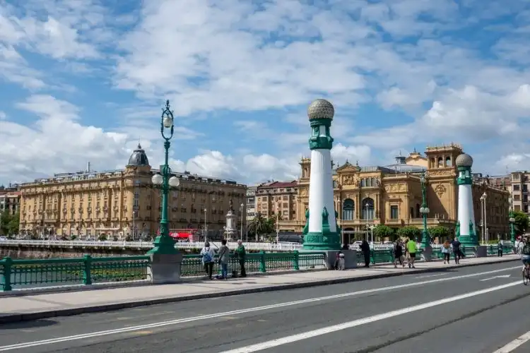 Centro de San Sebastián, na Espanha