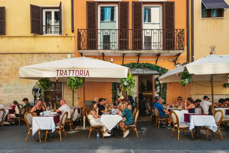 A gastronomia é um dos principais atrativos da Itália.