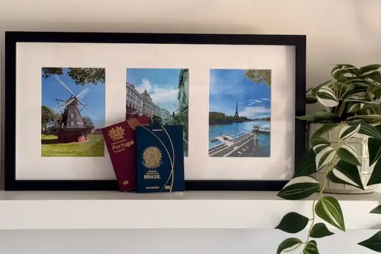 Ter passaporte brasileiro e europeu
