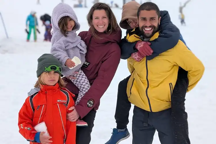 Família de brasileiros que saiu do Brasil para viver em Portugal