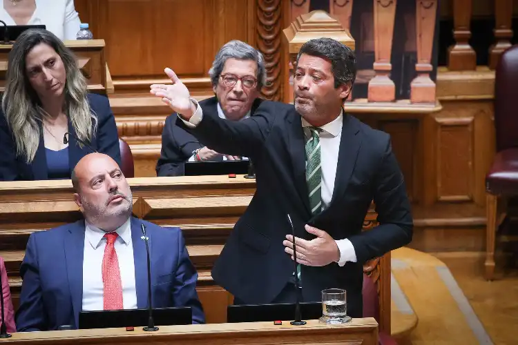 André Ventura no Parlamento de Portugal
