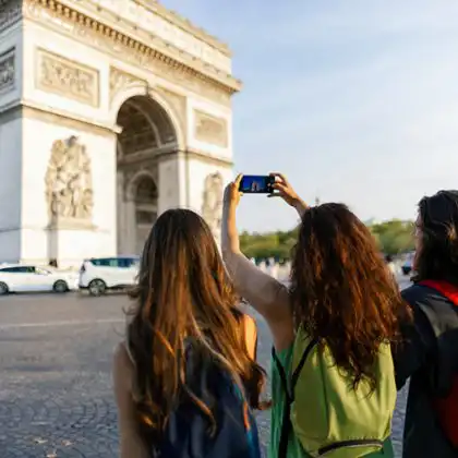 Estudantes em intercâmbio na França