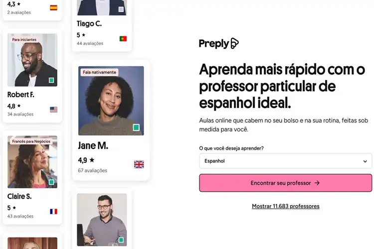 Site da Preply
