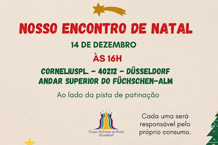 Nosso Encontro de Natal na agenda cultural brasileira na Europa