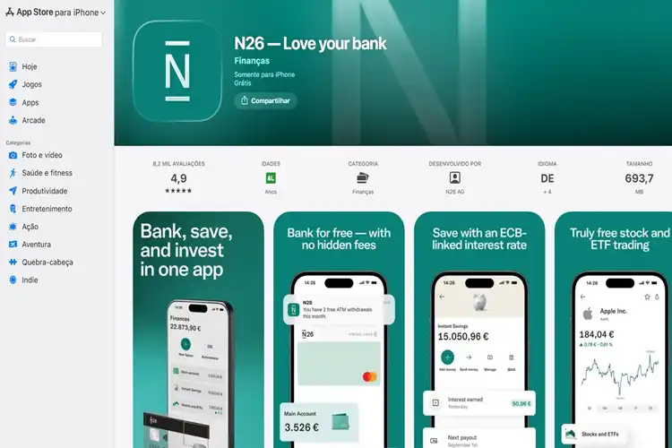 Avaliação de conta global na App Store
